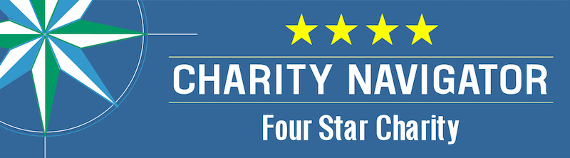 Rated 4 stars in Charity Navigator